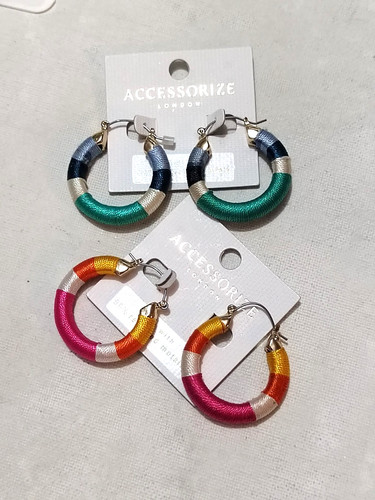 Ethnic boho earrings colourful - boho,