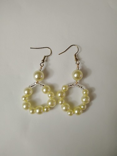 Handmade elegant yellow pearl - elegant,
