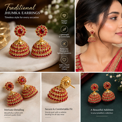 Jhumka earrings women - jhumka,