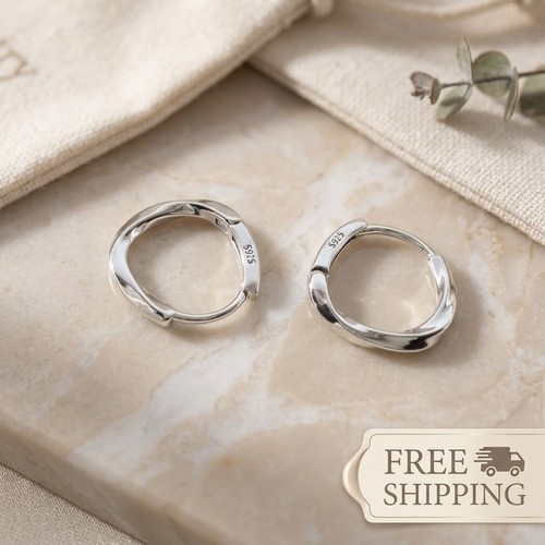 925 sterling silver huggie - sterling,