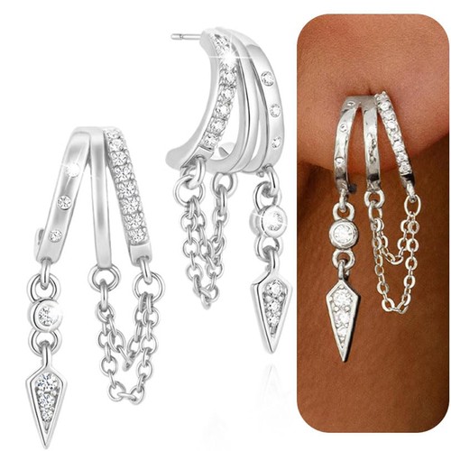Solid sterling silver triple - sterling,