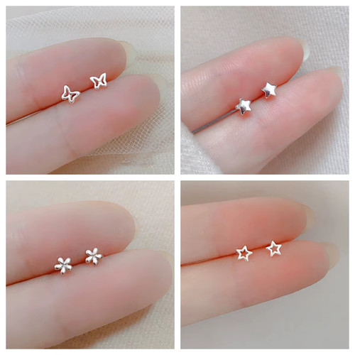 New heart stud earrings for - new,