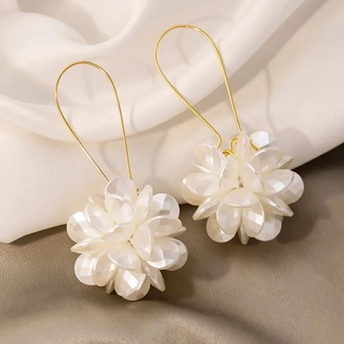 Pcs white flower pearl - pcs,