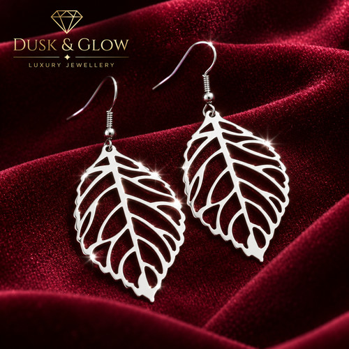 Beautiful silver leaf drop - leaf,