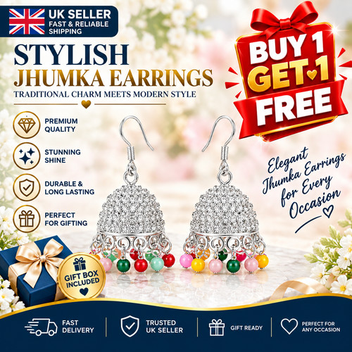 Women silver tone jhumka - women,