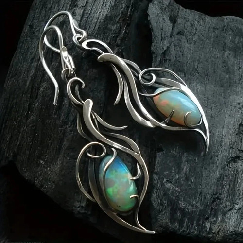 Bohemian opal dangle - bohemian,