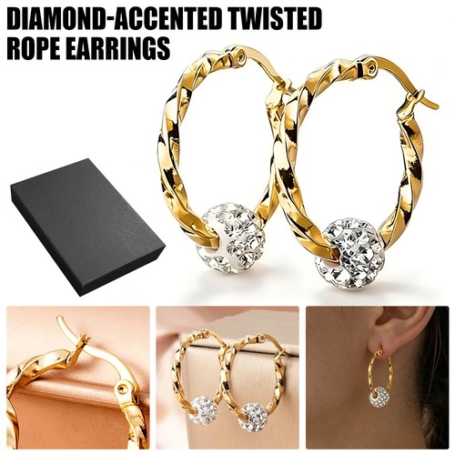 Ladies gold tone - ladies, hoop