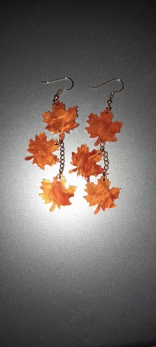 Autumn leaves drop - drop, earrings