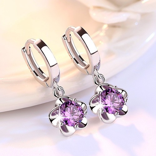Wedding earrings shiny - shiny, diamond