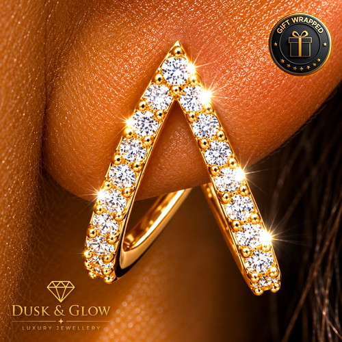 Gold hoop earrings womens - gold,