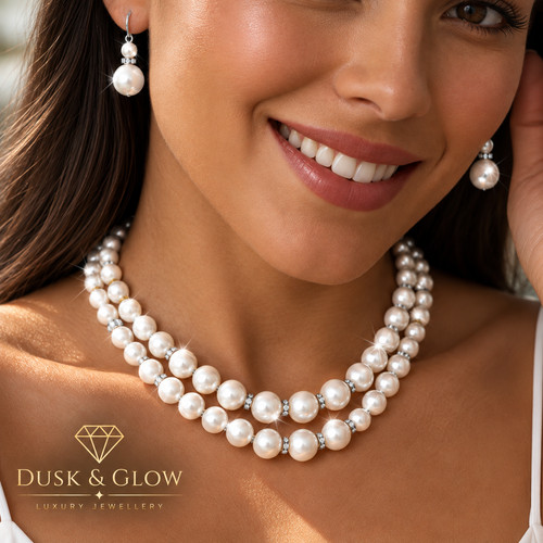 Women ladies faux pearl - uk,