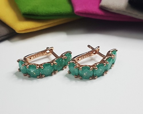 Elegant green frosted crystal - green,
