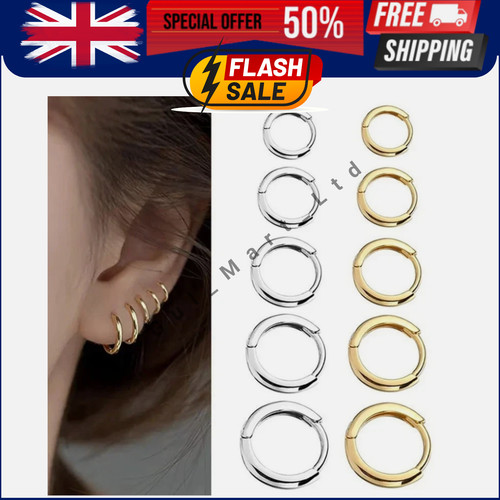 Pair hoop earrings - hoop,