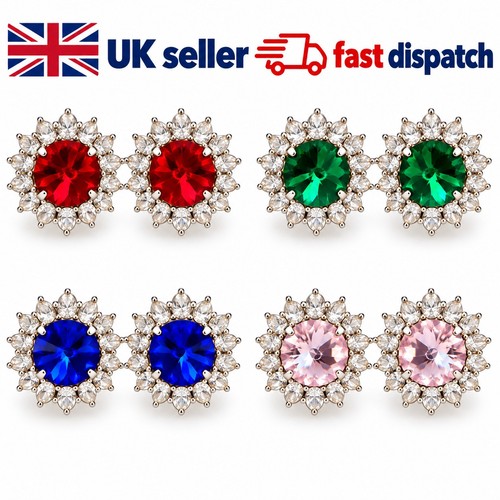 Women sparkly floral stud - sparkly,