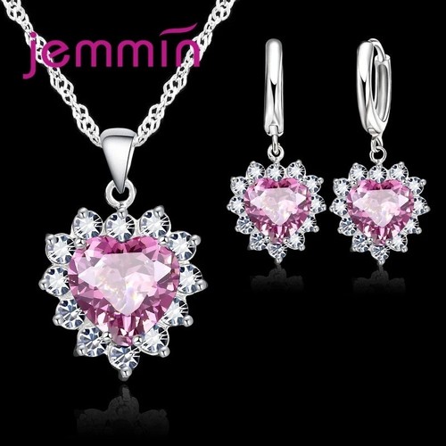 925 sterling silver heart - silver,