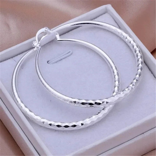 Sterling silver 5cm - silver,