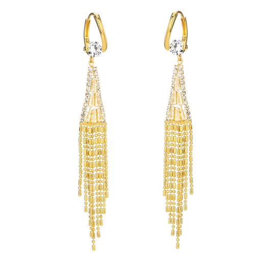 Elegant gold tassel drop - elegant,