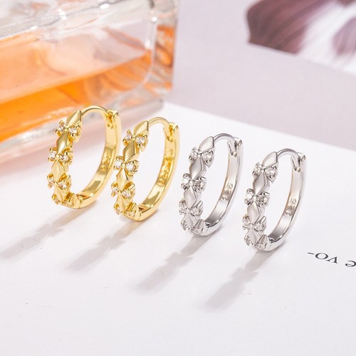 925 sterling silver cz - silver, 4