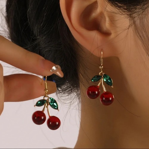 Lovely red cherry fruit ear - cherry,